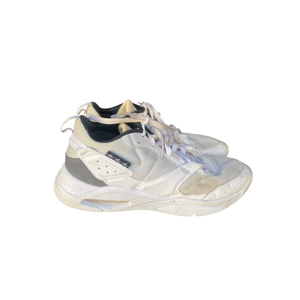 Nike Jordan Air Mens Authentic White Black Platinum CZ3984 101 - Size:11